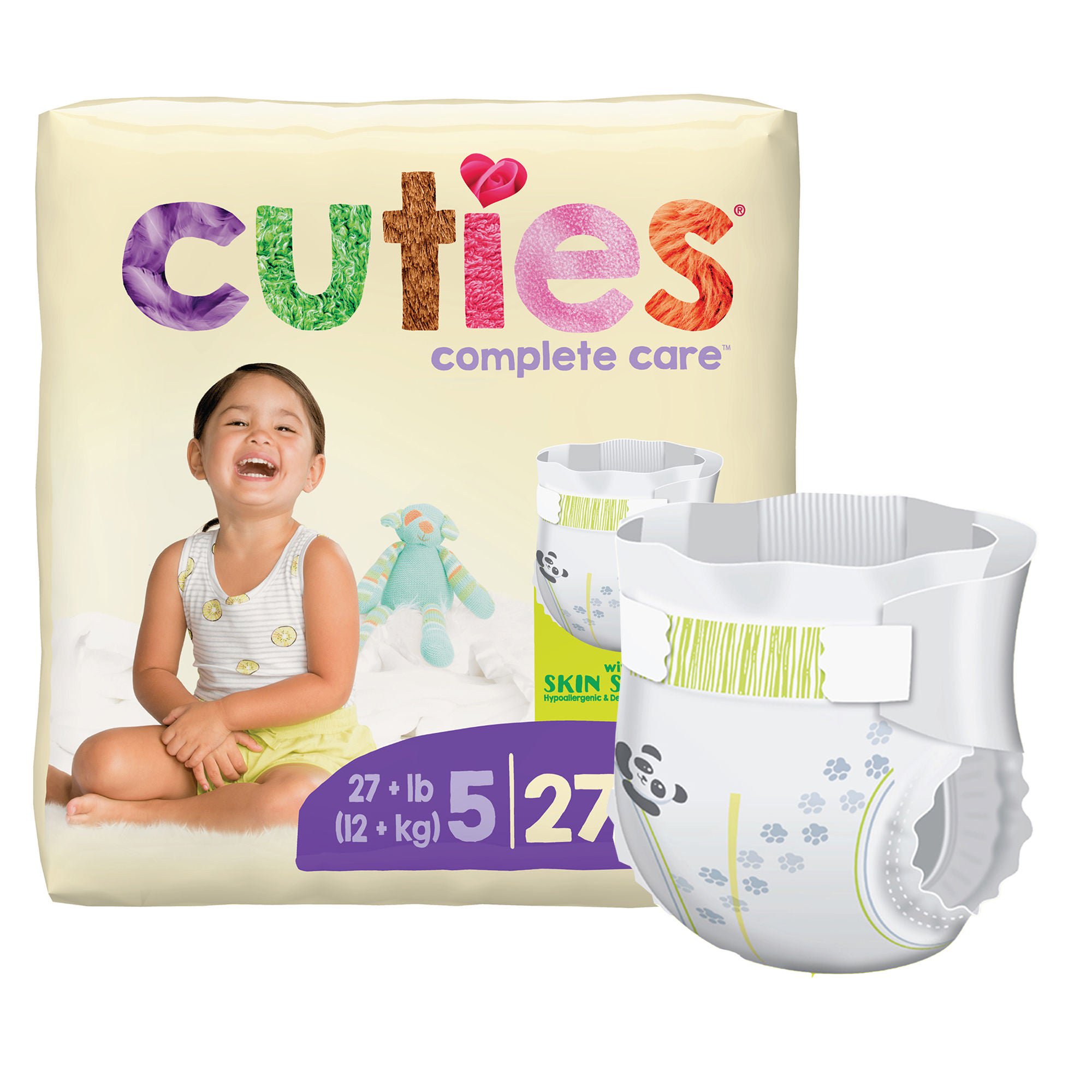 Cuties® Premium Diaper, Size 5