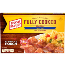 Oscar Mayer Thick Cut Fully Cooked Bacon 2.52 oz Box