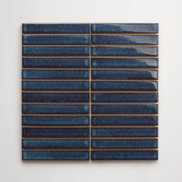 Modern Farmhouse Brick | Brindille | Brindled Blue | Gloss