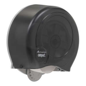 Georgia Pacific, Compact 4-roll Rotary High-capacity, Coreless Bath Tissue Dispenser, Smoke