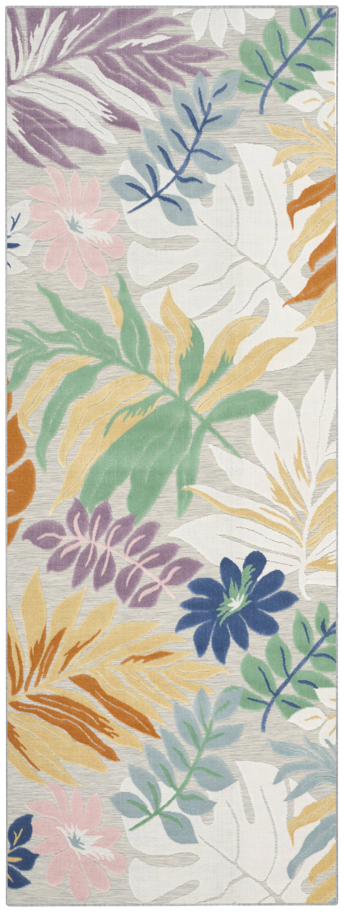 Nourison Suncoast 2' x 6' Multicolor Tropical Rug