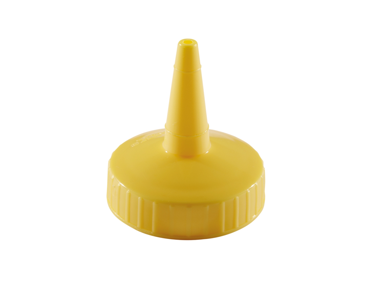 Traex® squeeze dispenser single-tip replacement cap in yellow