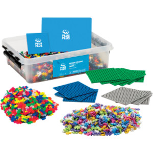 Plus-Plus&reg; School Set, Assorted Colors, 3600 Pieces with 12 Baseplates