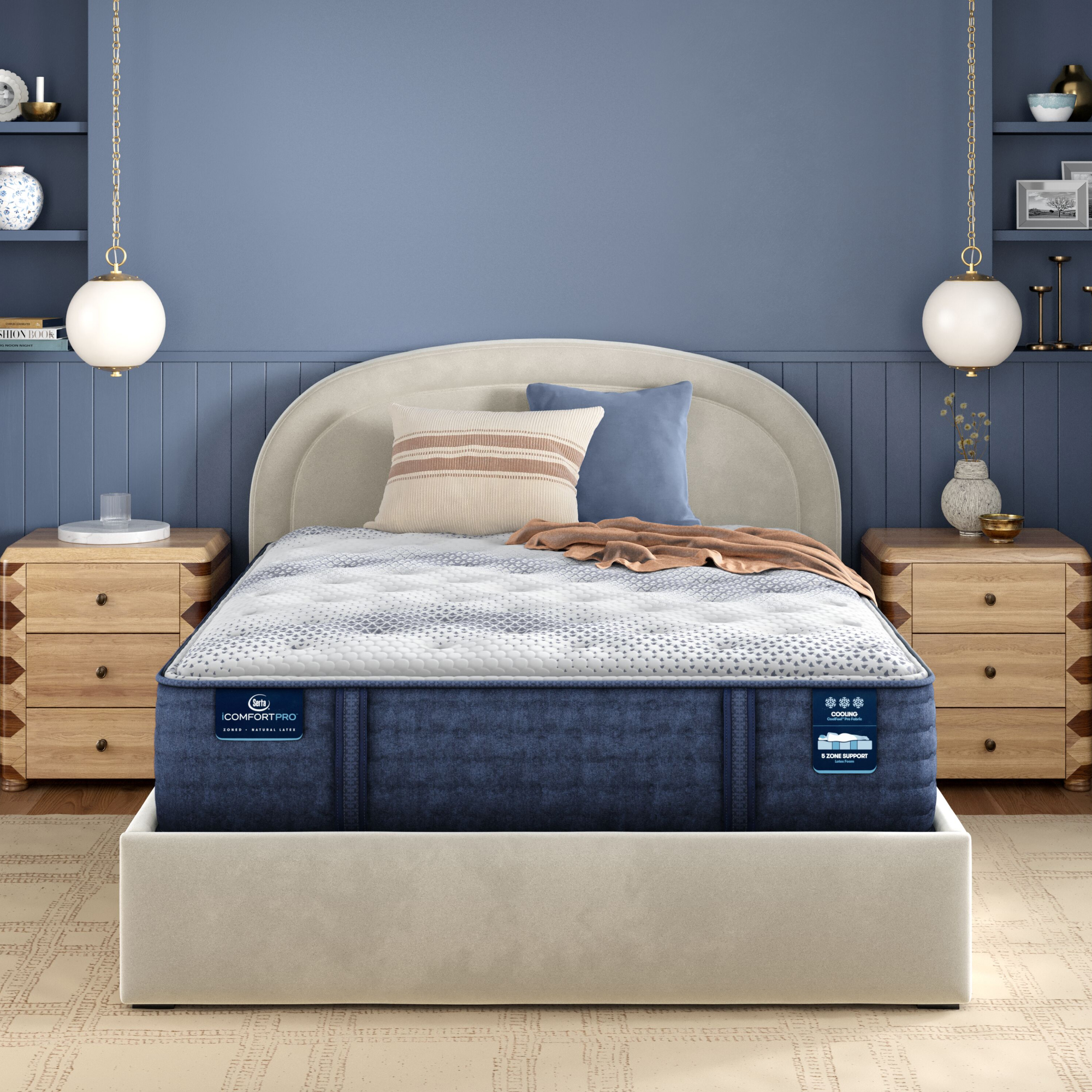Serta iComfortPro Canterbury 15" Latex Foam Plush Mattress