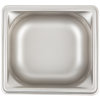Sixth-size 2 ½-inch-deep Super Pan 3® stainless steel steam table pan