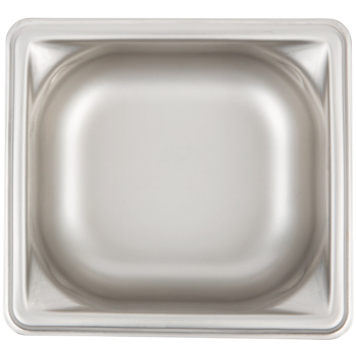 Sixth-size 2 ½-inch-deep Super Pan 3® stainless steel steam table pan
