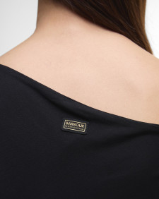Juliana Off-the-Shoulder Top Black