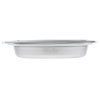 Half-size 2 ½-inch-deep Super Pan® stainless steel Super Shapes kidney-style wild pan