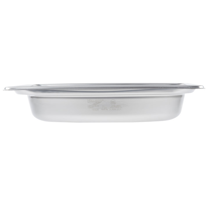 Half-size 2 ½-inch-deep Super Pan® stainless steel Super Shapes kidney-style wild pan