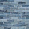 Agate Umbria 1×3 Brick Mosaic Silk