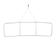 20'w x 4'h Hardware & Standard Case