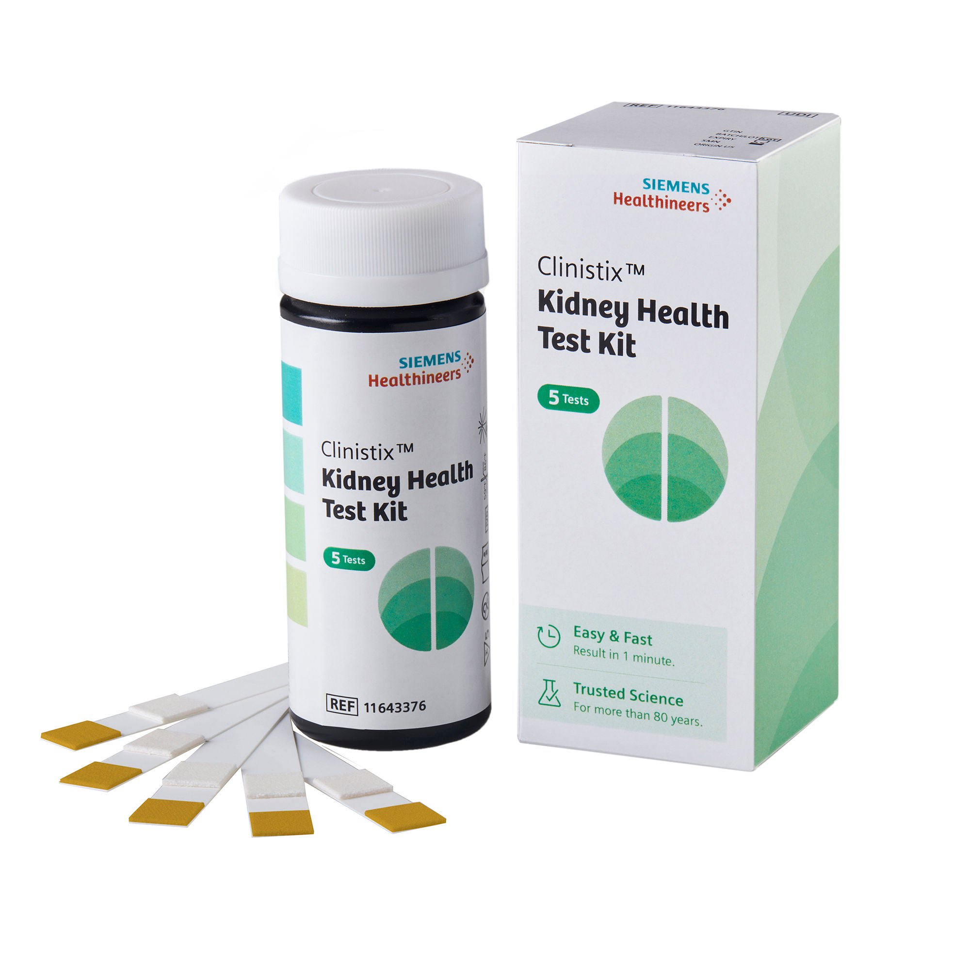 Clinistix™ Kidney Health Test Kit, Urine Test Strips, Five Tests