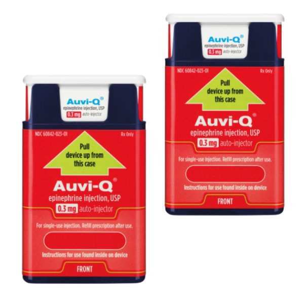Auvi-Q Epinephrine Injection 0.3mg    similar to EpiPen