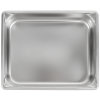 Half-size 2 ½-inch-deep Super Pan V® stainless steel steam table pan