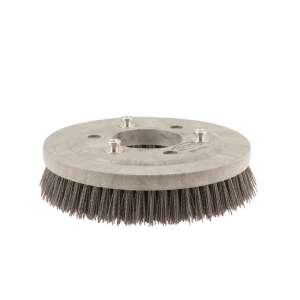 Tennant, 12", Scrub Brush, Abrasive, Gray