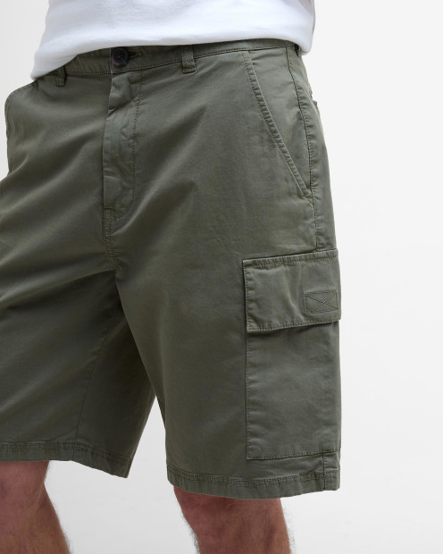 Twill Cargo Shorts Light Moss