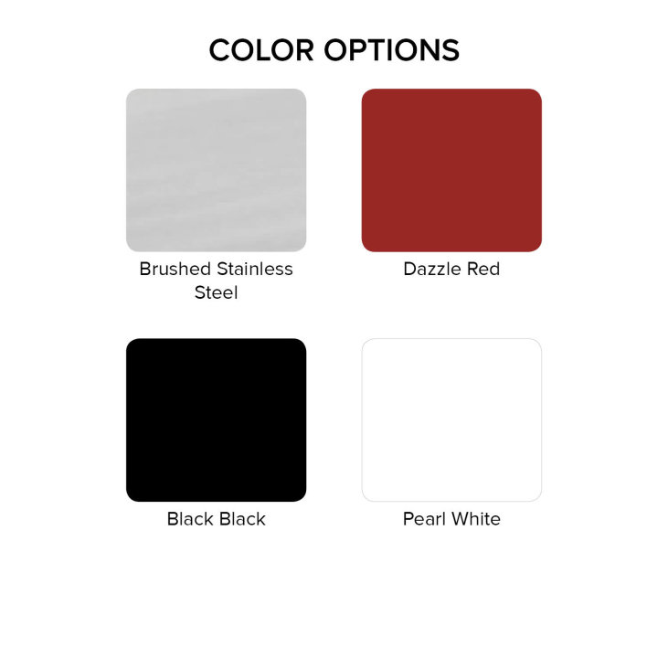 Square Bent Riser Color Options
