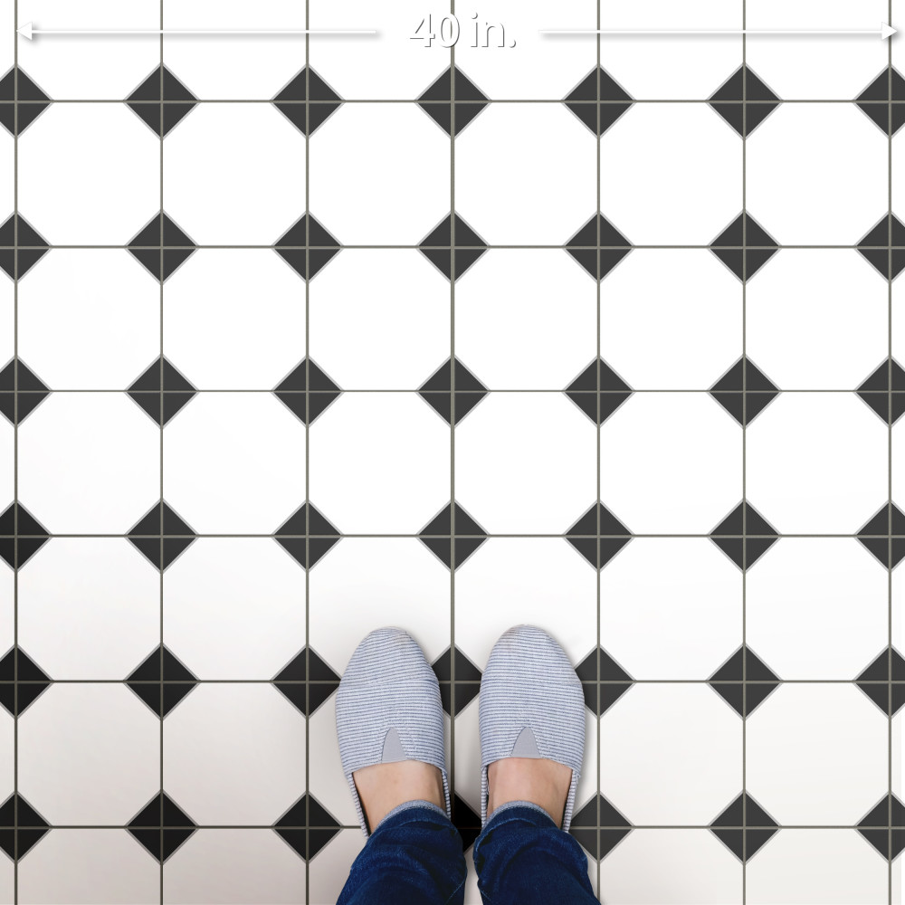 Sample – Canterbury Black Porcelain Floor and Wall Tile
