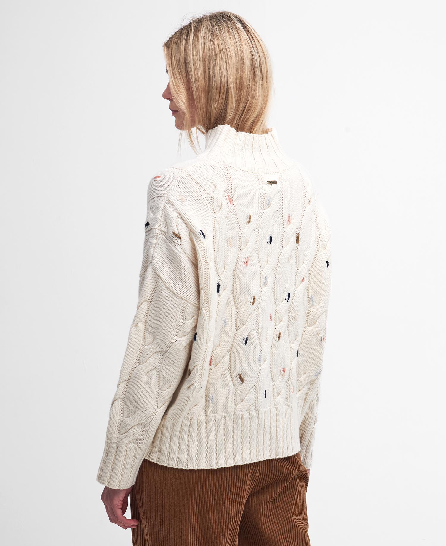 Fleur Cable-Knit Cardigan image number 2