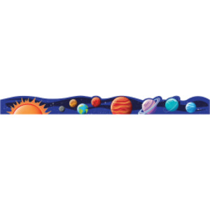 Mission to Explore Solar System Extra Wide Classroom Border Trim, 12 Strips
