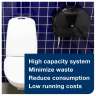 Tork, T2 Elevation, Mini Jumbo Bath Tissue Dispenser, Black