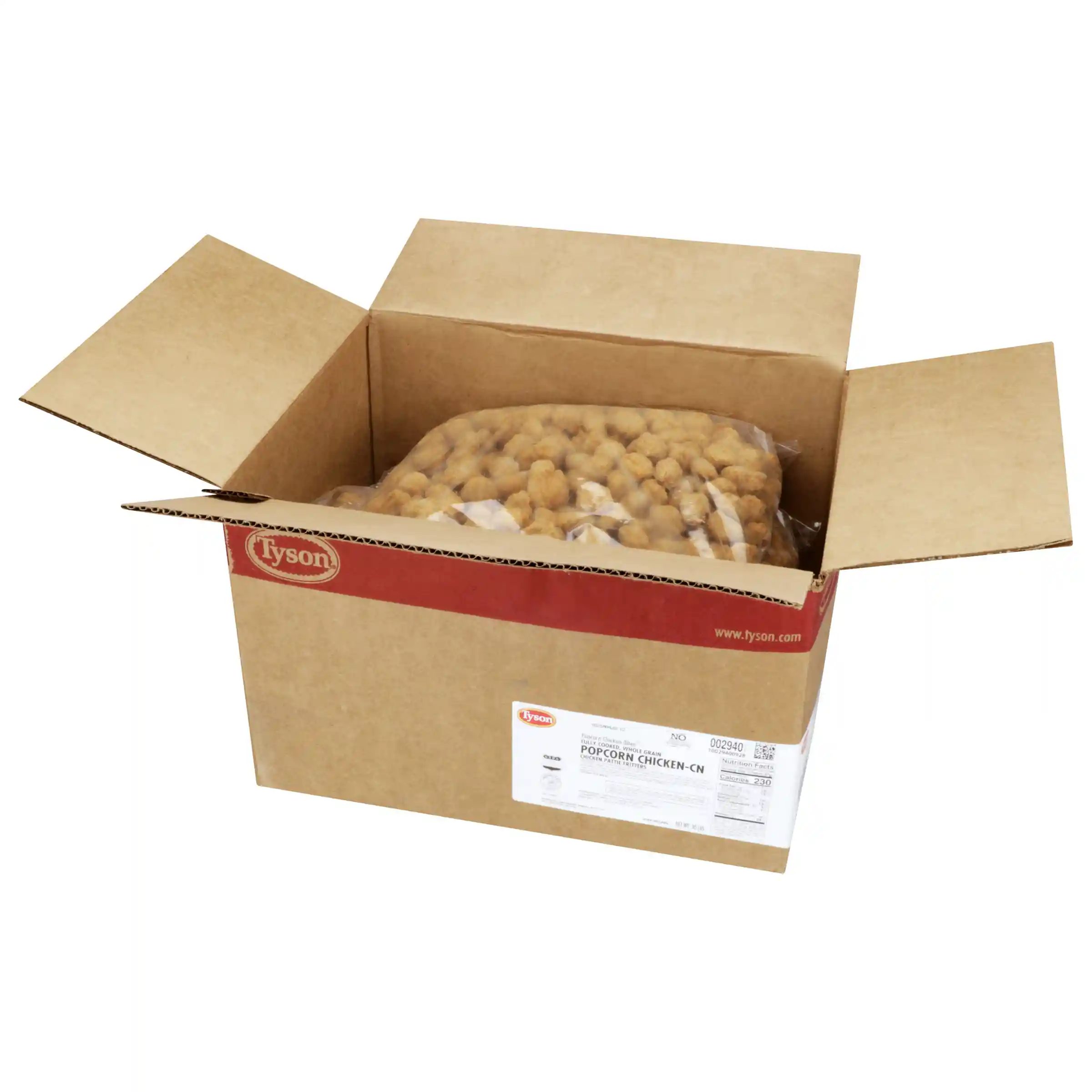 Tyson® Fully Cooked Whole Grain Breaded Popcorn Chicken Bites® Chicken Chunks CN, 0.257 oz. _image_4