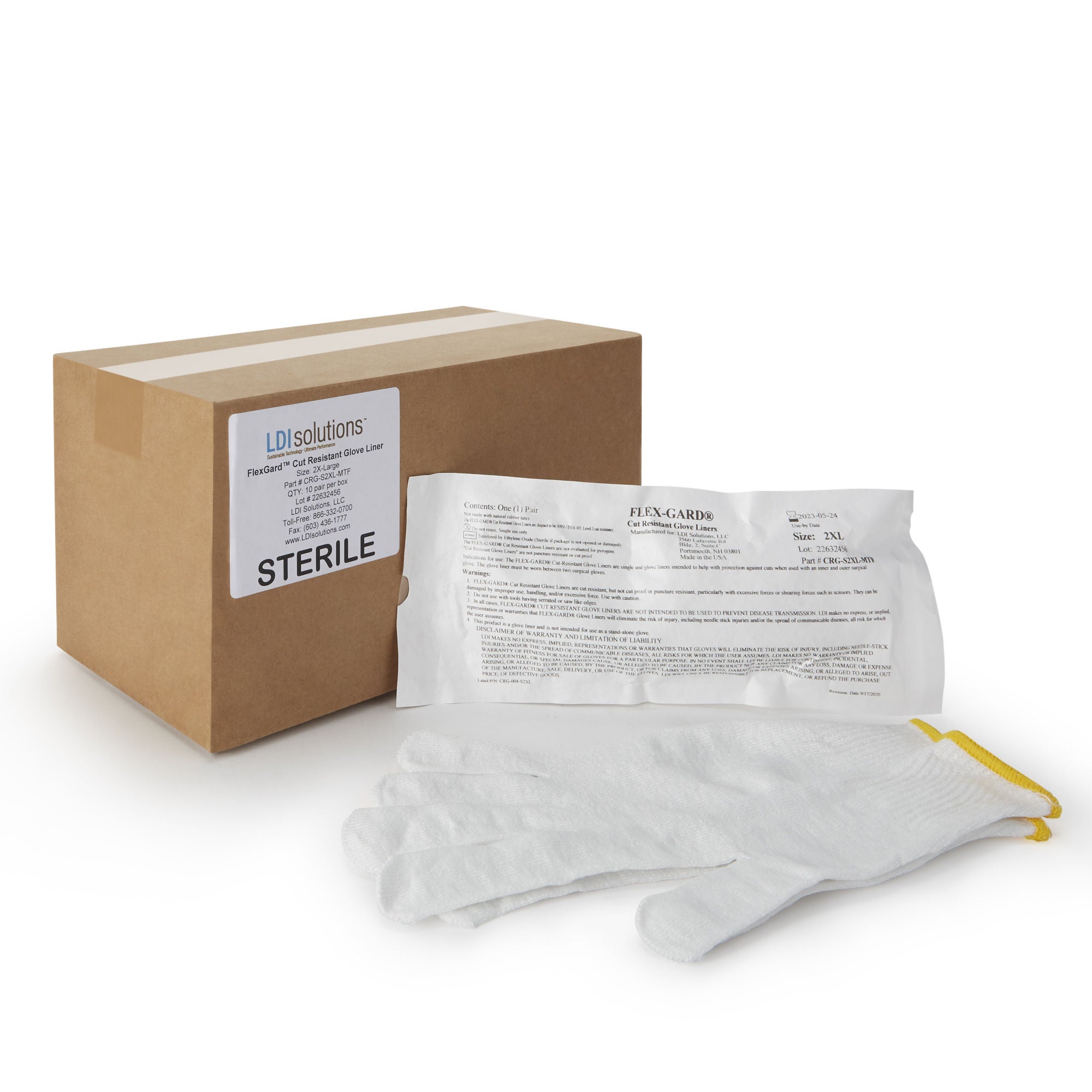 LDI GLOVE, CUT RESIST XXLG (10PR/BX)