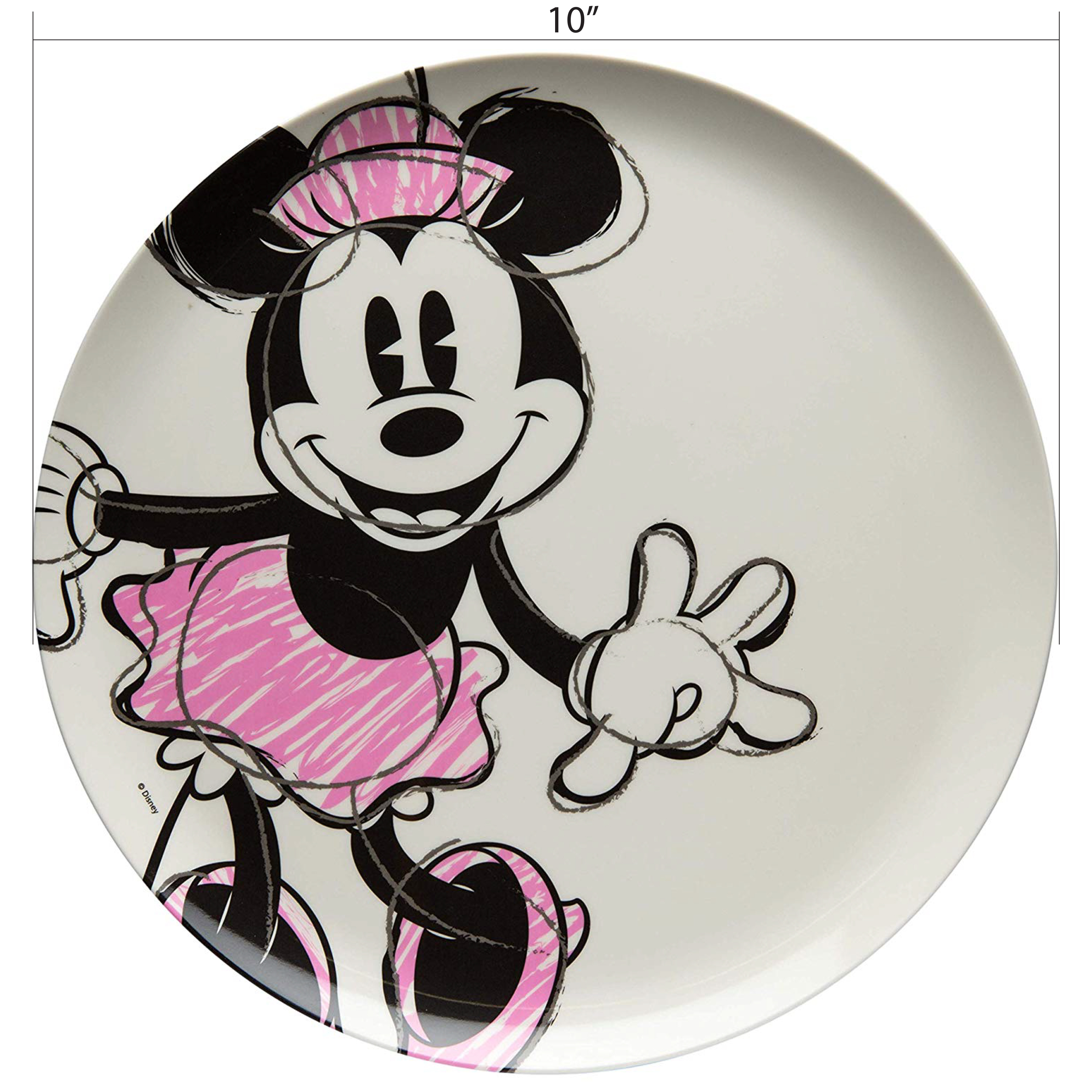 Disney Dinnerware Set, Minnie Mouse, 2-piece set
