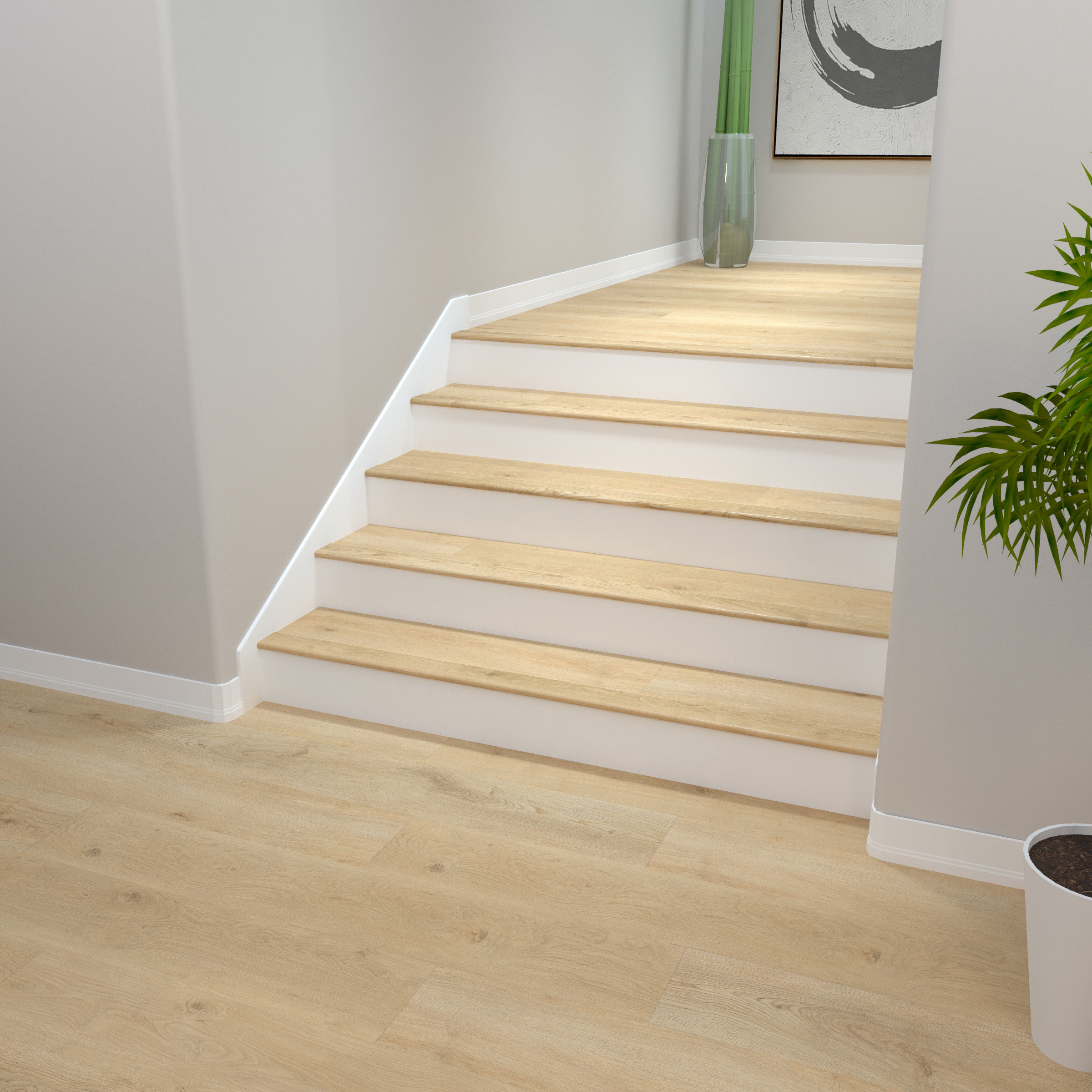 South Wind Oak Stair Nosing Overlap view 2