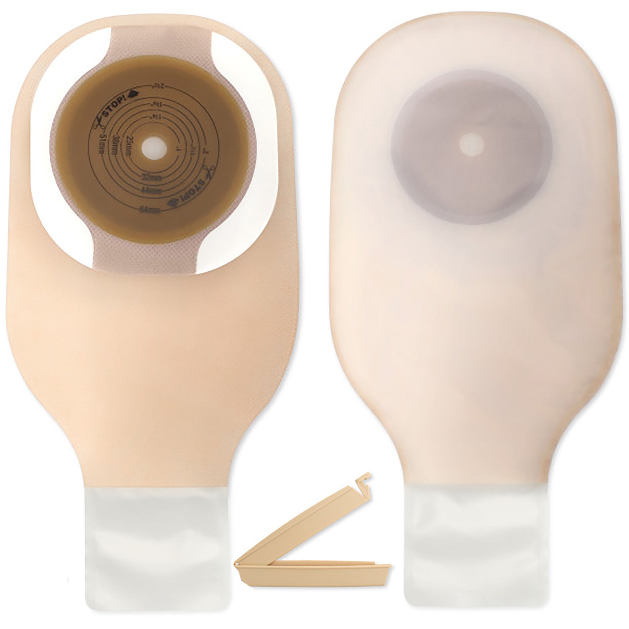 Premier™ Flextend™ One-Piece Transparent Colostomy Pouch, Cut to fit up to 64 mm