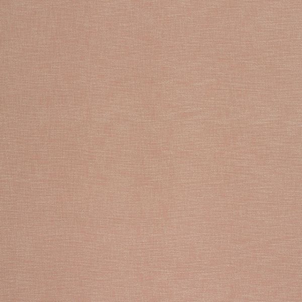 Peach-pink woven fabric swatch, close-up showing subtle crosshatch texture; lying flat under soft, even light, no surrounding context visible.