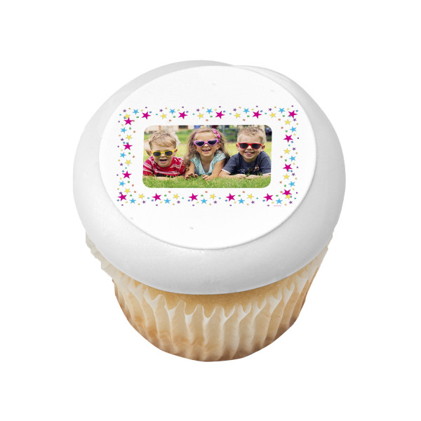Stars PhotoCake® Edible Image® Frame