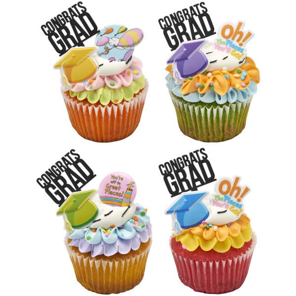 Oh, the Places You'll Go! Onward we go Cupcake Rings