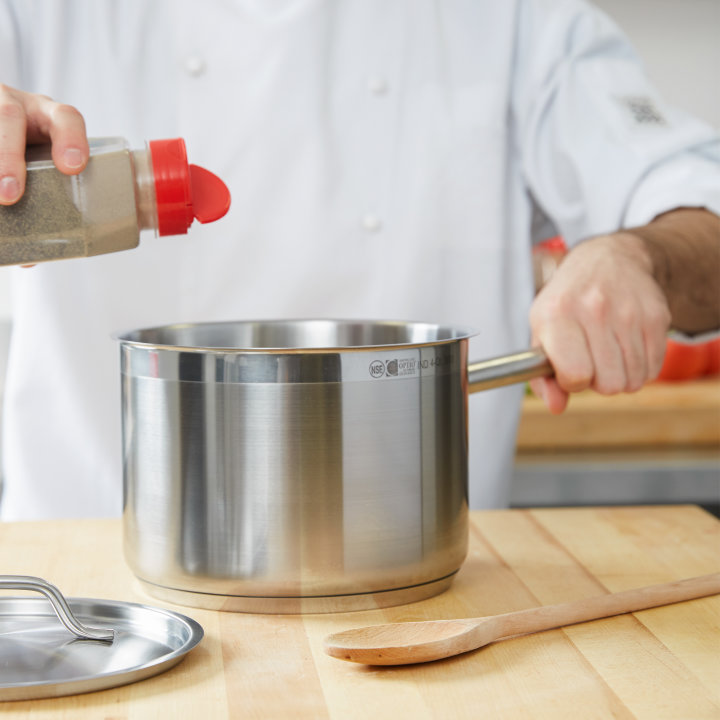 4-quart Optio™ saucepan with low-domed cover