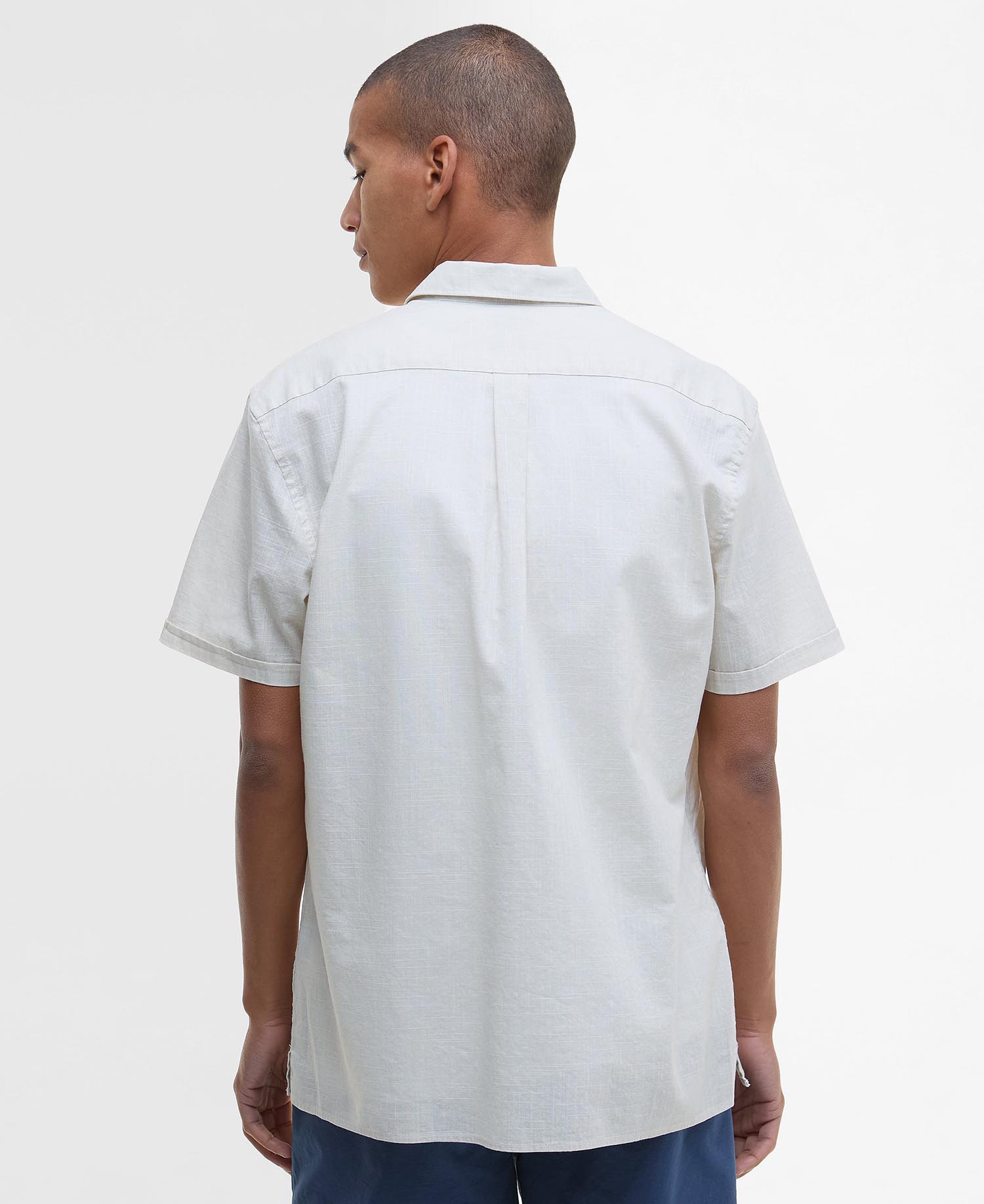 Pigment Dye Slub Short-Sleeved Shirt image number 2