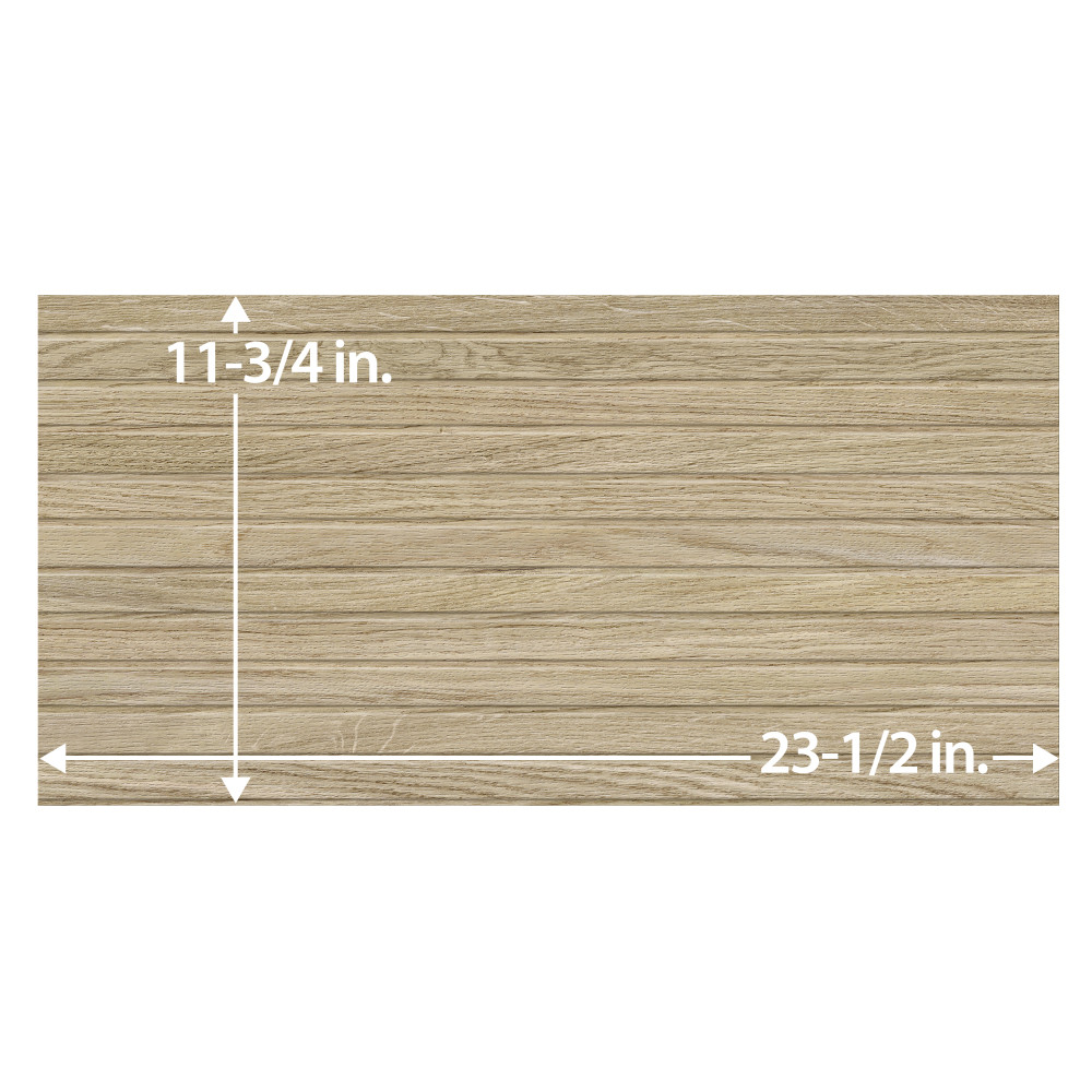 Woodstrip Roble 11-3/4 in. x 23-1/2 in. Ceramic Wall Tile