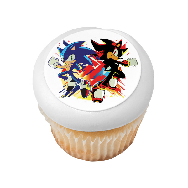 Sonic and Shadow PhotoCake® Edible Image®