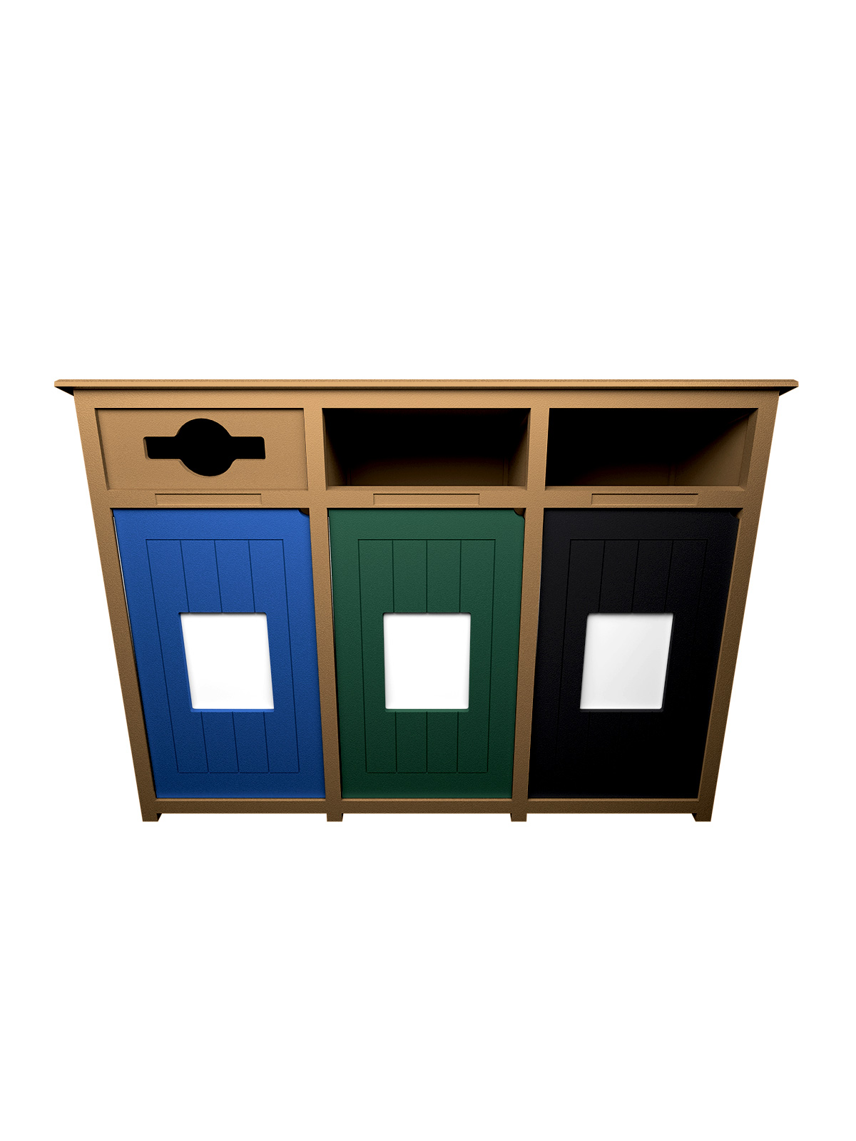 AURA – Triple – Unit – Mixed-Full-Full – Cedar-Blue-Green-Black