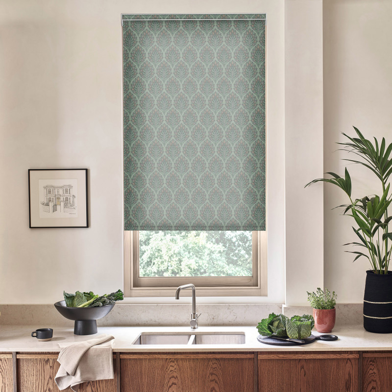 Elodie Green Roller Blind