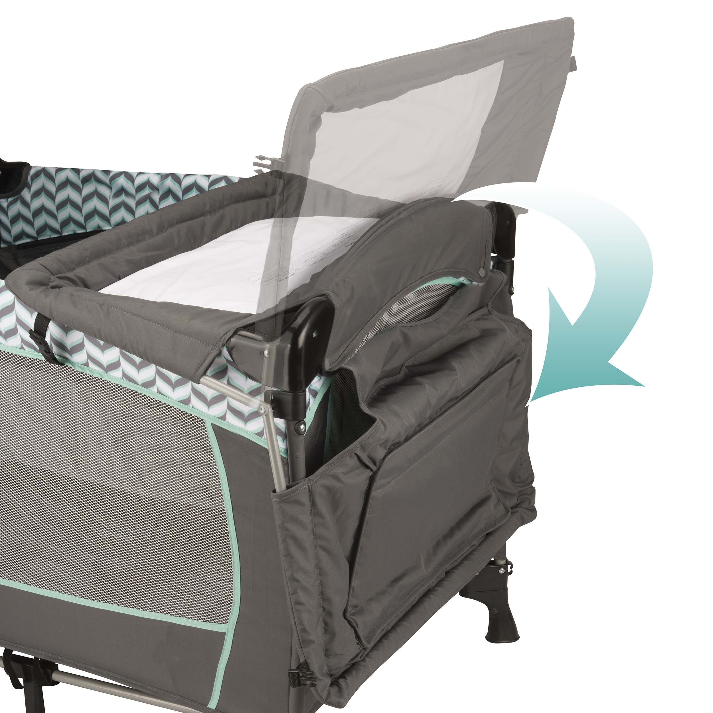 Evenflo Portable Babysuite Deluxe Baby Playpen (Spearmint Spree) eBay