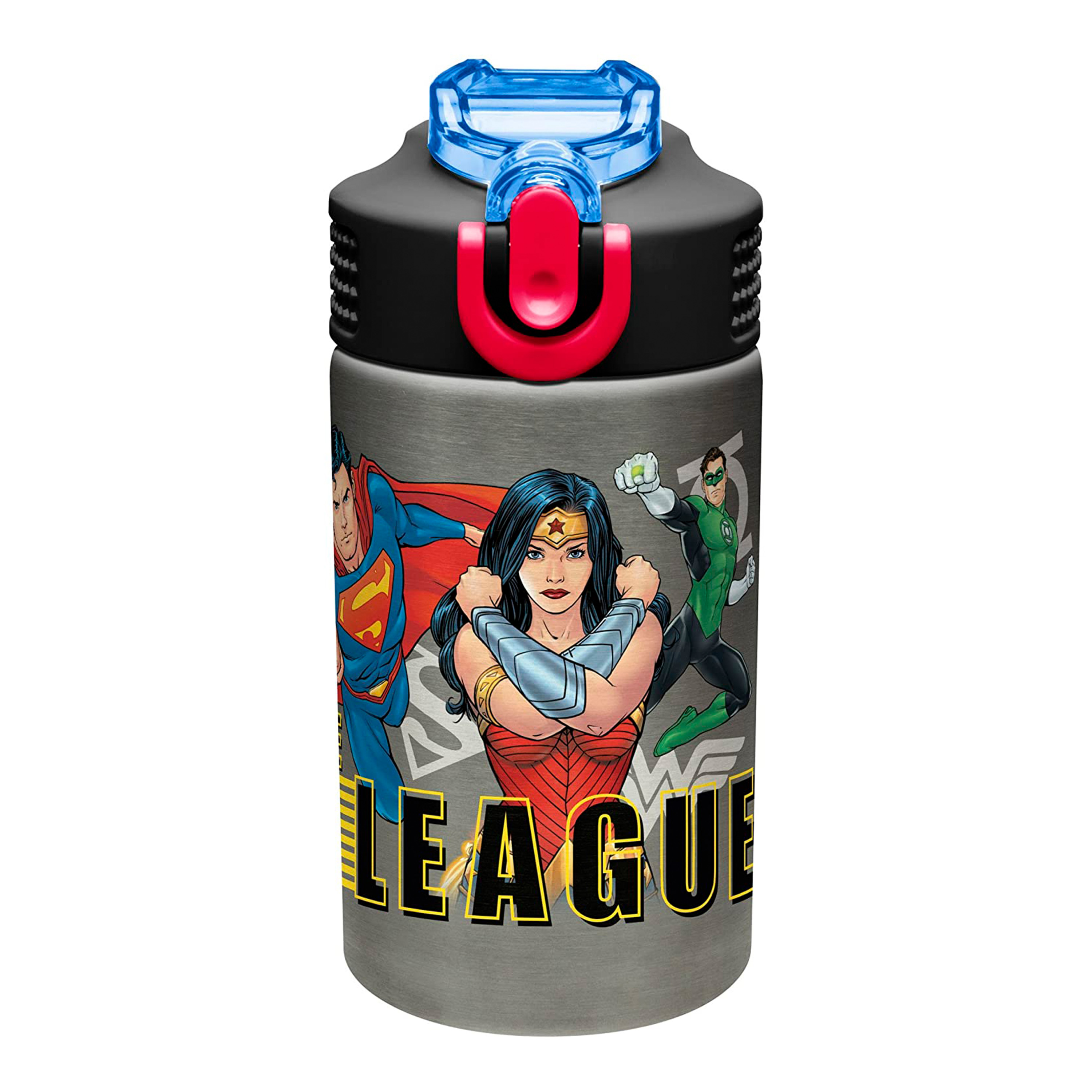 DC Comics 15.5 ounce Water Bottle, Justice League slideshow image 1 DC Comics 15.5 ounce Water Bottle, Justice League slideshow image 1