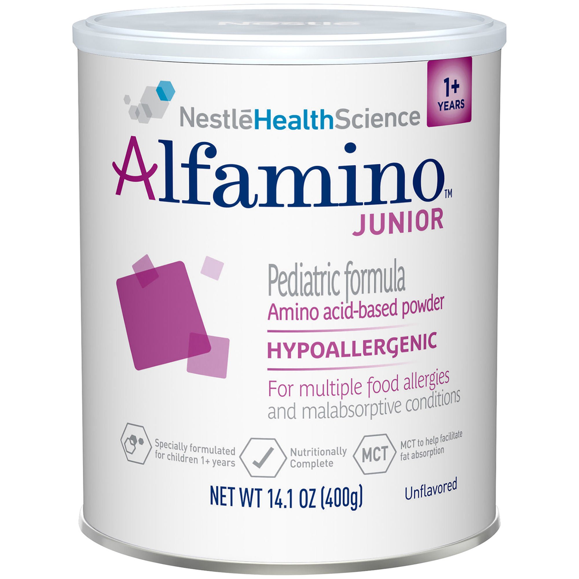 Alfamino Junior™ Amino Acid–Based Powder Pediatric Formula, 14.1-ounce can