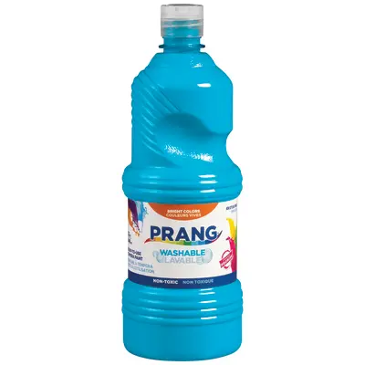 Prang Washable Tempera Paint, Turquoise, 32 Oz., 1 Count