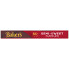 Baker's Semi-Sweet Chocolate Premium Baking Bar 56% Cacao, 4 oz Box