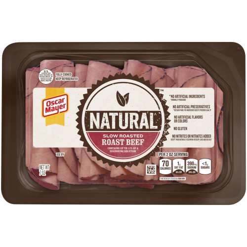 Oscar Mayer Natural Slow Roasted Roast Beef 7 oz Tray
