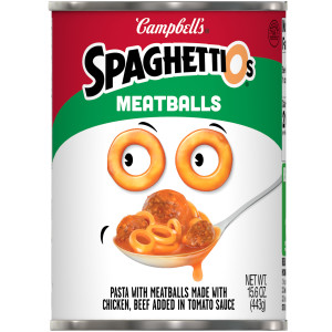 SpaghettiOs® Canned Pasta with Meatballs, 15.6 oz Can