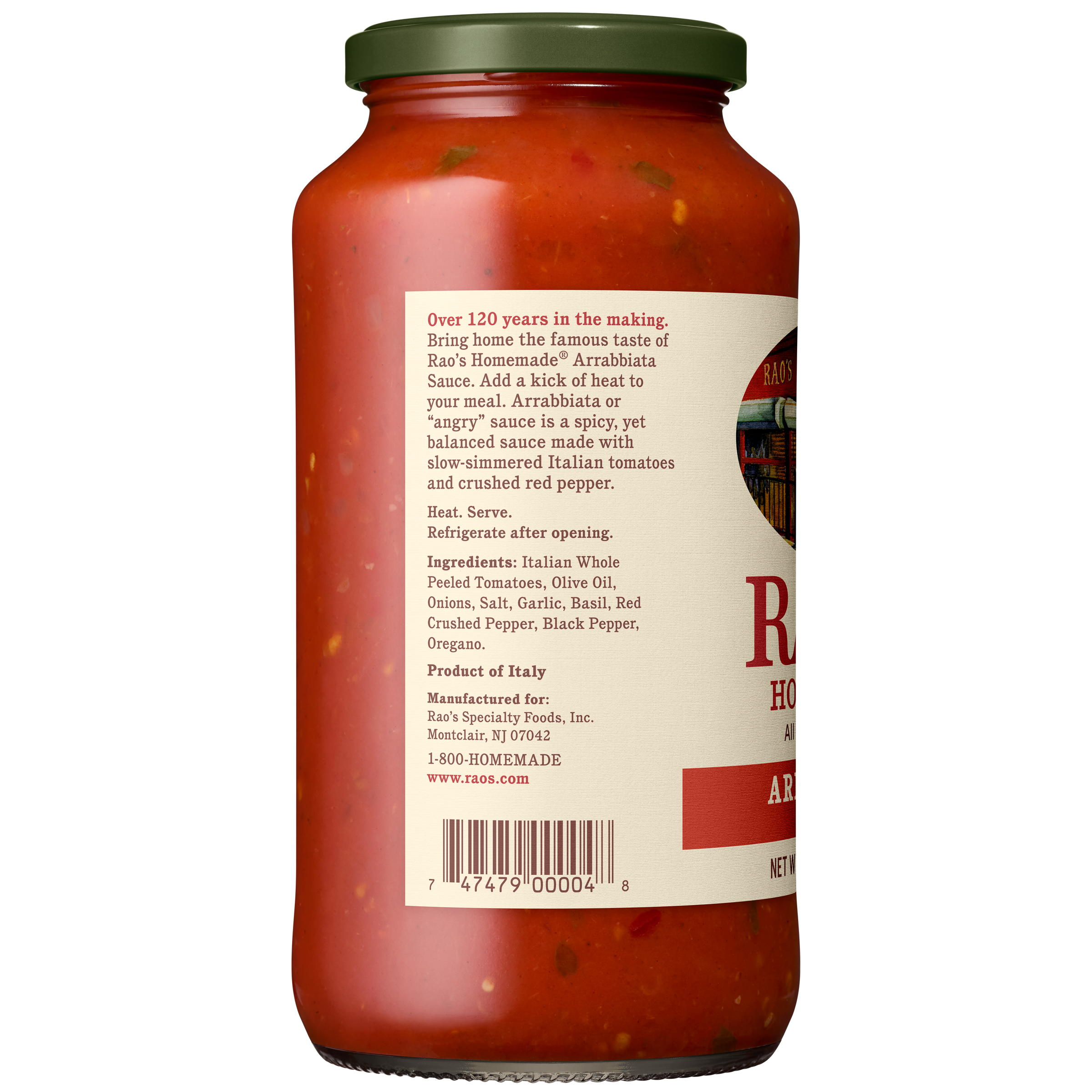 Arrabbiata Sauce, 24 oz - Left Image