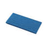 Hillyard, Trident Cleaner Rectangular Floor Pad, 6"x13, Blue