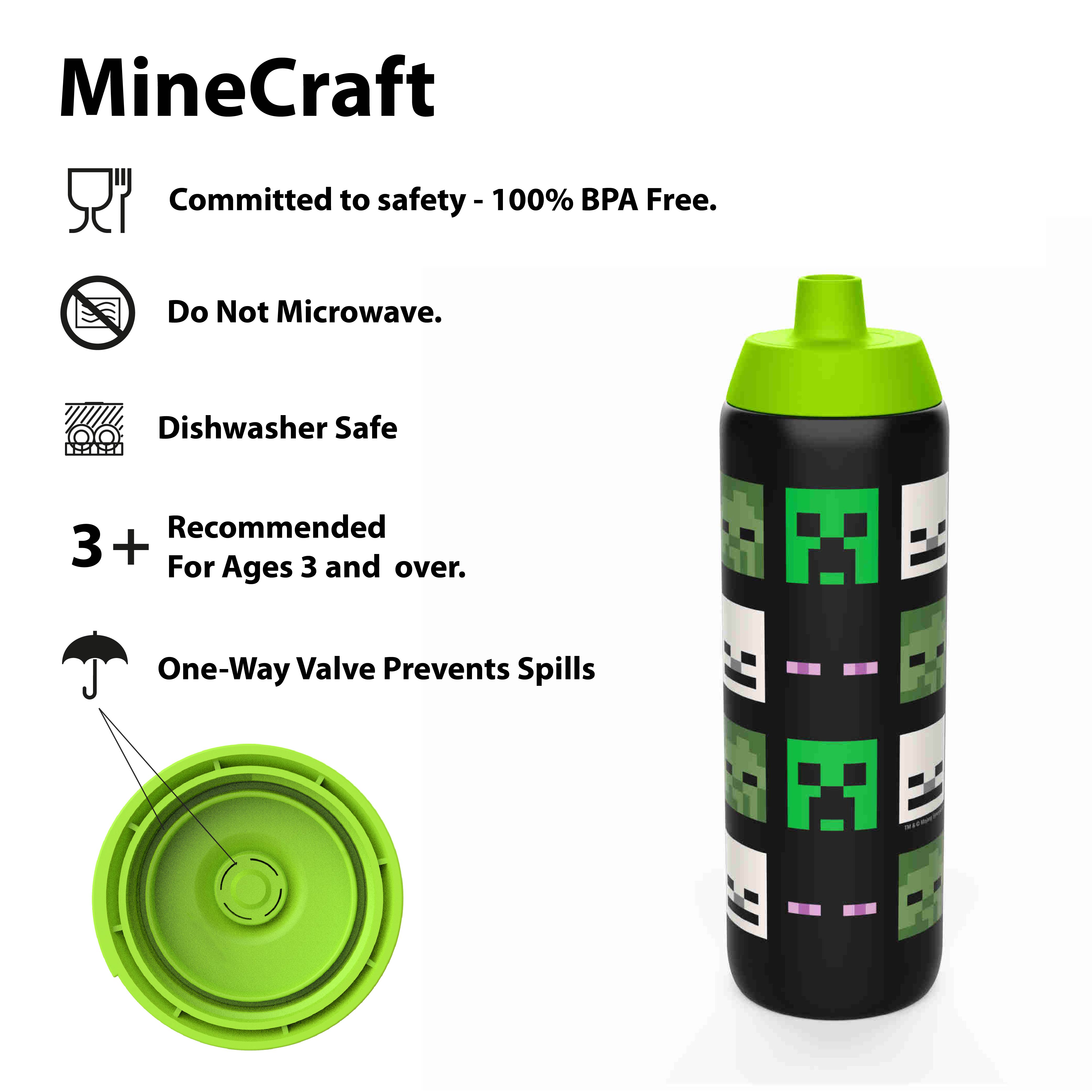 Minecraft Kid’s Lunch Set, Steve and Alex, 2-piece set