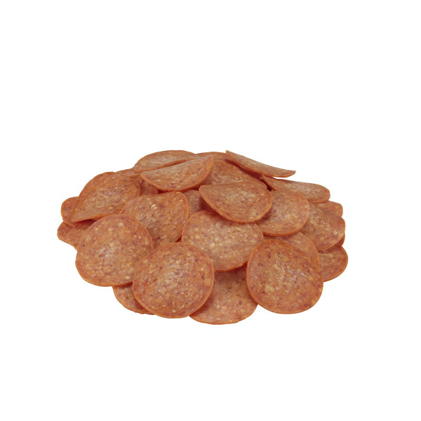 HORMEL(r) THE PERFORMANCE PEPPERONI(r), 10 slices per oz, 2/12.5 lb . C1C0 - Front Center Out of Package (Hi Res)